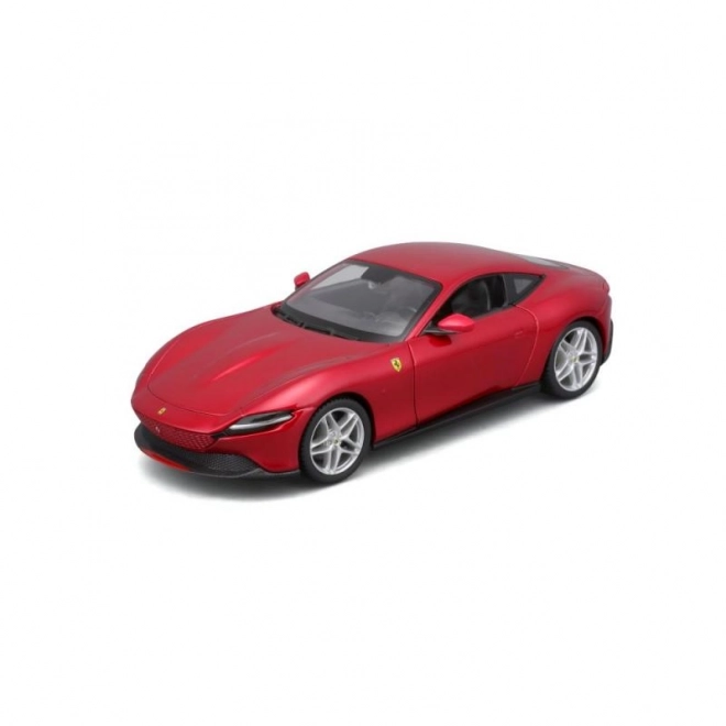 Metalowy samochodzik Ferrari Roma w kolorze czerwonym