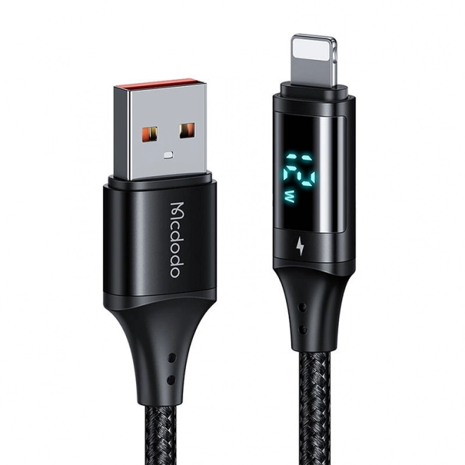 Kabel danych z cyfrowym wyświetlaczem USB na Lightning Mcdodo, 1,2 m