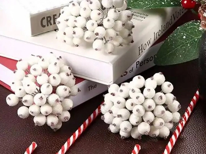 Świąteczne ozdoby Rowan Frosted White 5 szt.