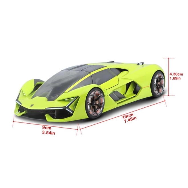 Bburago 1:24 Lamborghini Terzo Millenio Zielony
