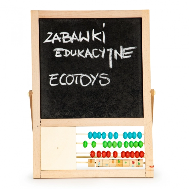 Tablica magnetyczna z cyframi i liczydłem