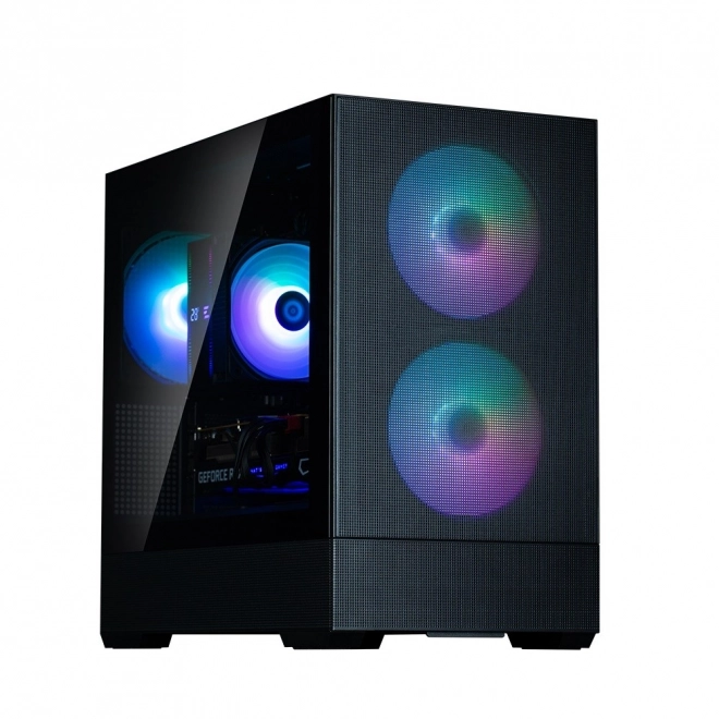 Obudowa P30 Air mATX Mini Tower z wentylatorami ARGB czarna