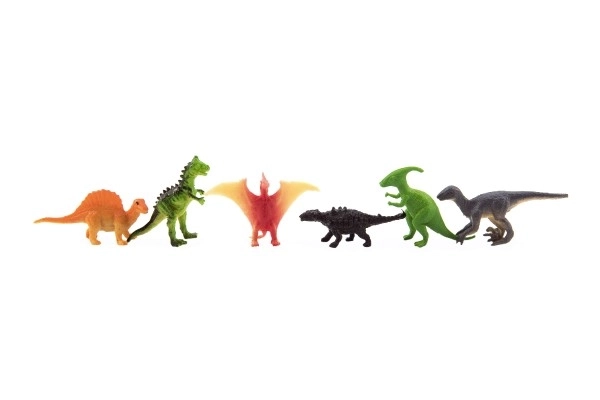 Mini dinozaury – plastikowe figurki 6-7 cm, 12 szt.