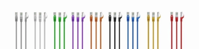 Kabel patch kat.6 UTP 0,5m szary