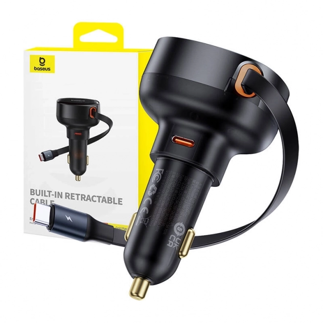 Ładowarka samochodowa Baseus Enjoyment Pro z kablem USB-C