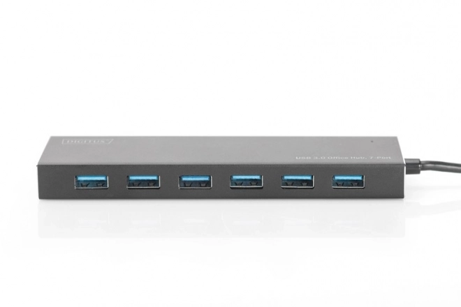 USB 3.0 hub 7-portowy, aluminiowy