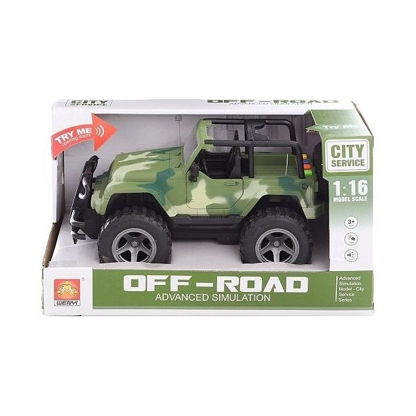 Wojskowy Jeep na baterie