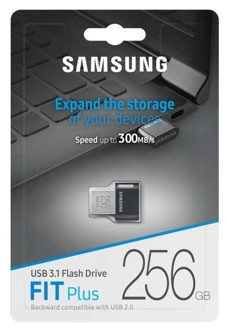 USB flash dysk FIT Plus 256 GB szary