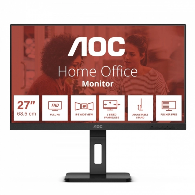 Monitor AOC 24 cale IPS HDMI DP Pivot głośniki