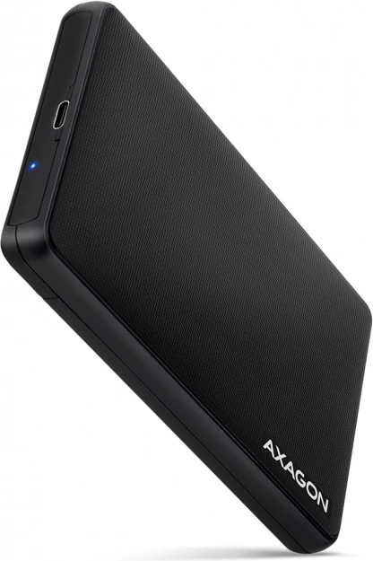 Plastowe etui 2.5'' USB‑C 3.2 Gen 1, bezśrubowe, czarne