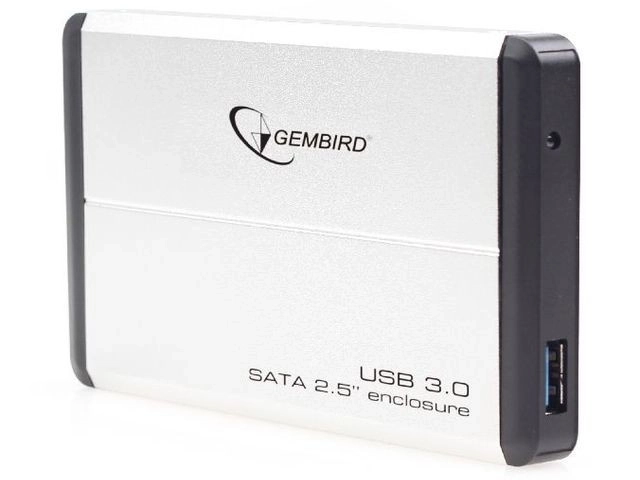 Kieszonkowy zewnętrzny HDD 2.5'' Sata USB 3.0 srebrny