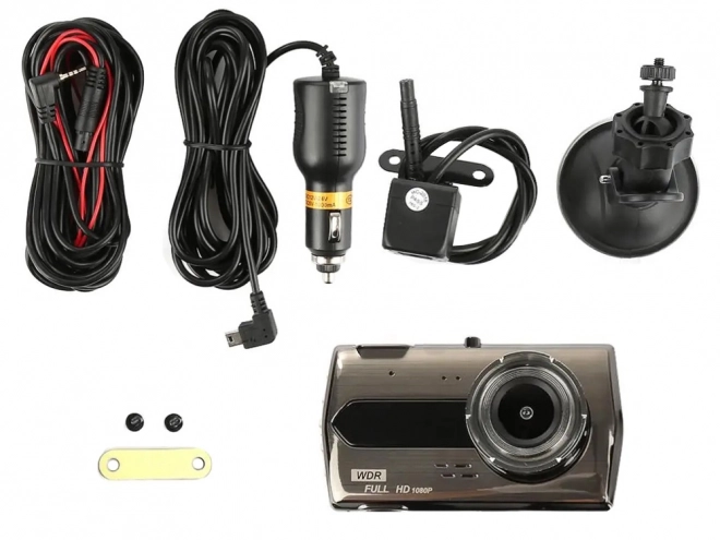 Kamera samochodowa z nagrywaniem full HD i wyświetlaczem LCD
