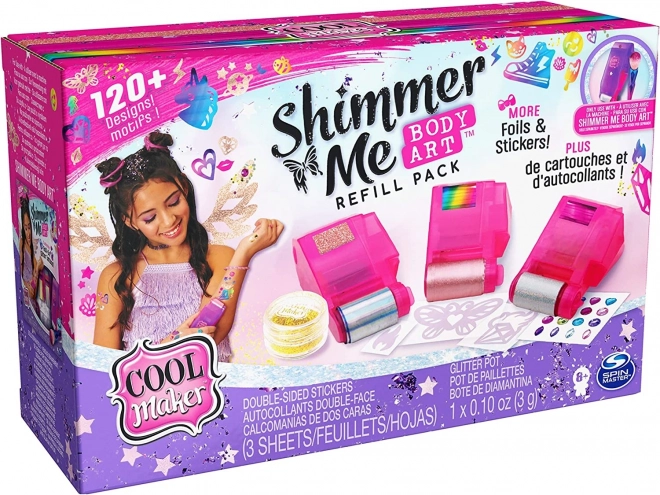 Zestaw uzupełniający do tatuażu Cool Maker Shimmer Me