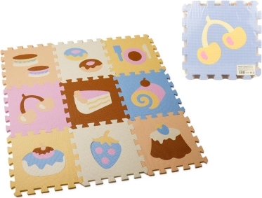 Piankowa mata puzzle Przysmaki 28 × 28 cm