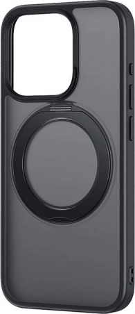 Baseus SkyRing magnetyczne etui ze stojakiem do iPhone 13 Pro + szkło hartowane i zestaw czyszczący, czarne