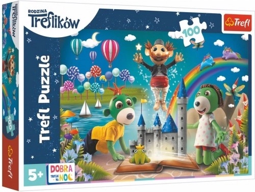 Puzzle Bajkowy wieczór z Treflikami 100 elementów