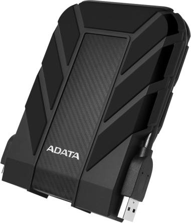 Wytrzymały zewnętrzny dysk ADATA 2 TB, 2,5", USB 3.1, czarny