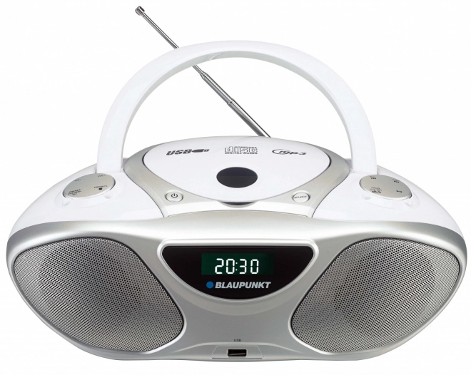 Przenośny radioodtwarzacz z CD MP3 USB AUX FM Blaupunkt BB14WH