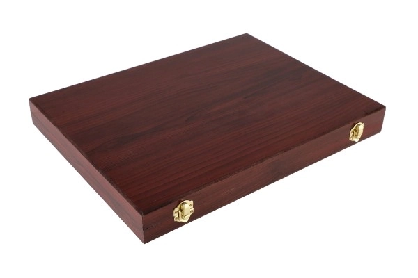 Zestaw do malowania Art box w drewnianej walizce - 91 sztuk