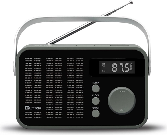 Przenośne radio FM z cyfrowym strojeniem OLIWIA, czarne