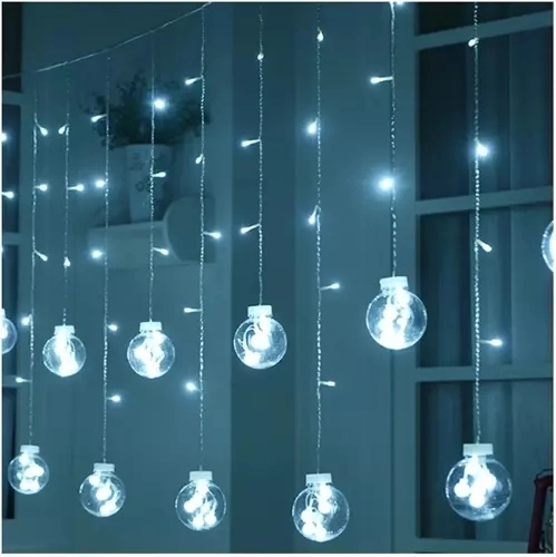 Kurtyna Świetlna 108LED USB - zimna biała KŚ19770