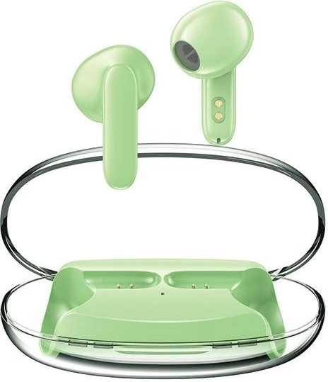 Bezprzewodowe słuchawki AWEI bluetooth 5.3 TWS z ENC, zielone