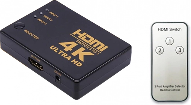 Trzy źródła HDMI na jednym wejściu TV