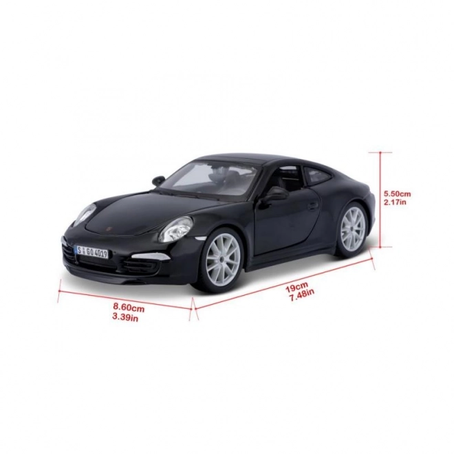 Model samochodu Porsche 911 Carrera S czarny