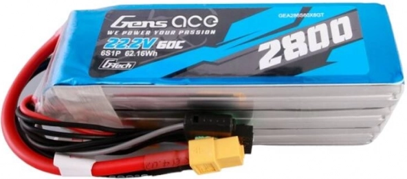 Gens ace akumulator LiPo 2800mAh 22,2V 60C z XT60