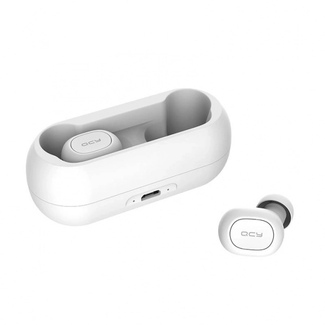 Bezprzewodowe słuchawki TWS QCY T1C Bluetooth V5.0 (białe)