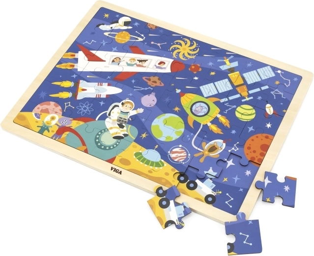 Solidna drewniana ramka dla łatwego układania