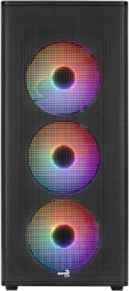 obudowa komputerowa designer mid tower rgb, czarna