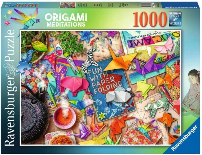 Puzzle Ravensburger Medytacja z Origami 1000 elementów