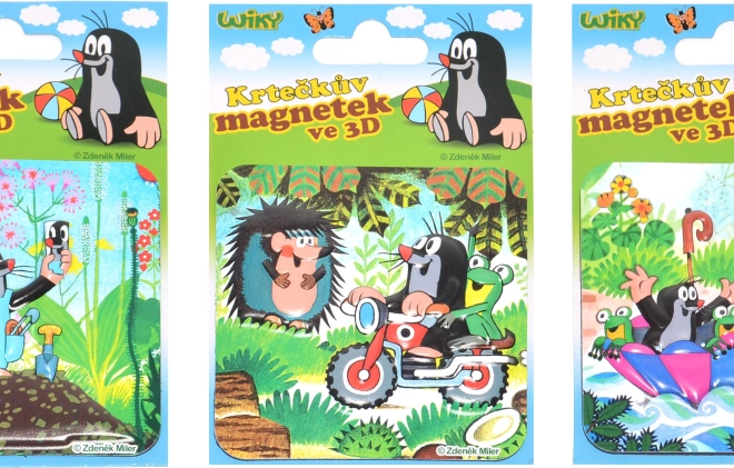 Magnes 3D Krecik plastikowy