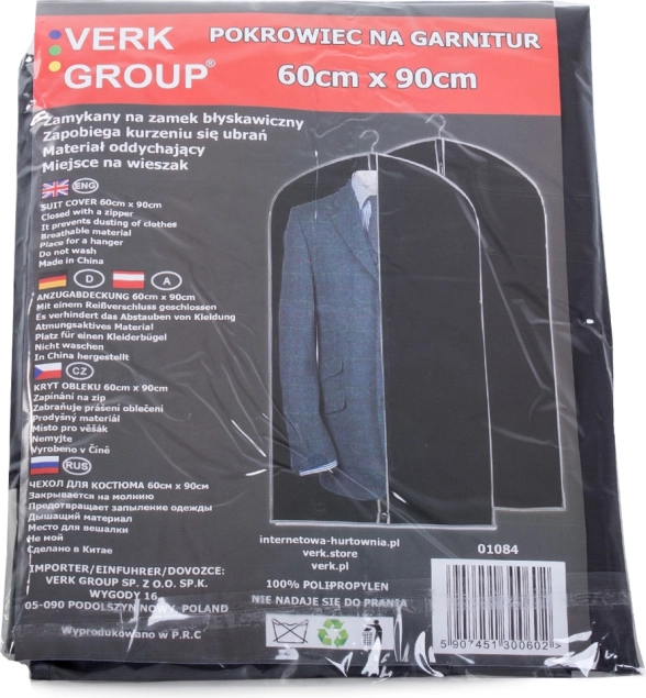 Pokrowiec na ubrania 60x90 cm
