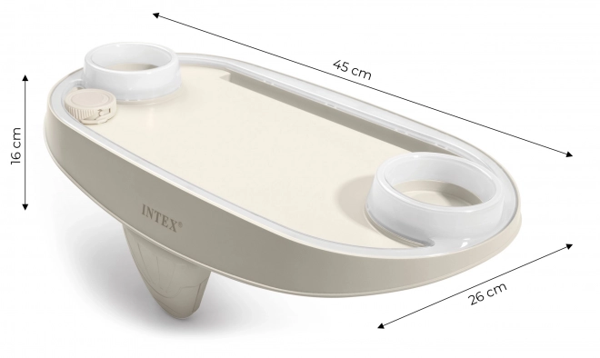 Uchwyt na napoje z oświetleniem LED i miejscem na tablet, telefon SPA INTEX 28520