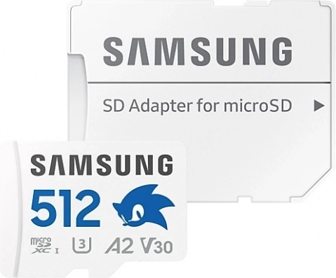 Samsung PRO Plus microSDXC 512 GB z adapterem U3 A2 V30