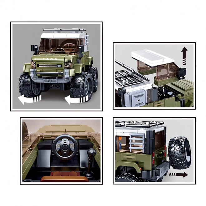 Klocki Modelowe Sluban M38-B1015 Angielskie SUV Attacker