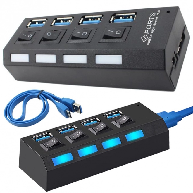 Hub USB z 4 portami USB 3.0