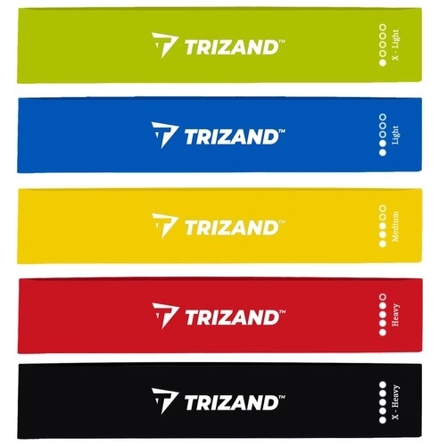 Zestaw gum do ćwiczeń - 5 sztuk Trizand 21955