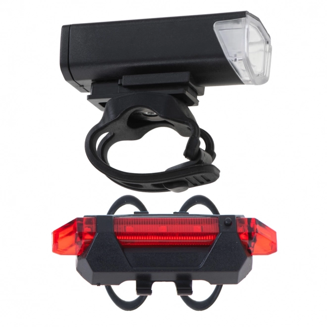 Zestaw świateł rowerowych LED USB