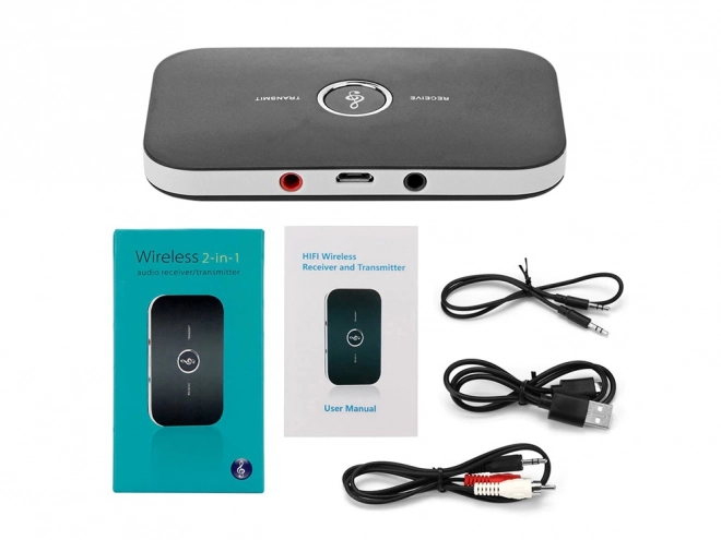 Bluetooth audio odbiornik nadajnik adapter 2w1
