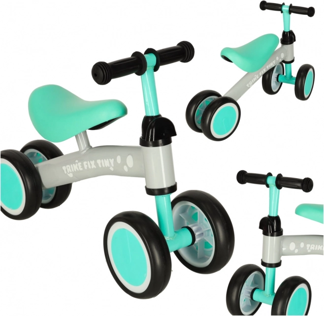Biegówka TRIKE FIX TINY dla dzieci, czterokołowa – Miętowa