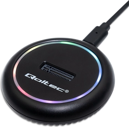 Stacja dokująca dla SSD M.2 NVMe/SATA z USB‑C i podświetleniem RGB 2TB