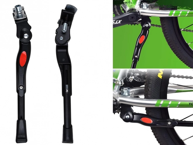 Regulowany aluminiowy stojak na rower