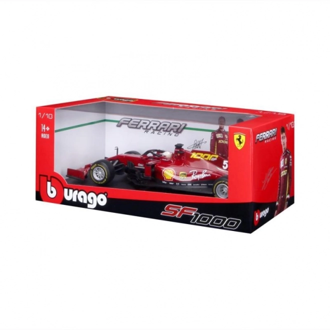 Metalowy model samochodu Ferrari SF1000 F1 2020 GP Toskanii Sebastian Vettel