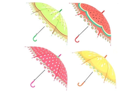 Parasol owocowy składany