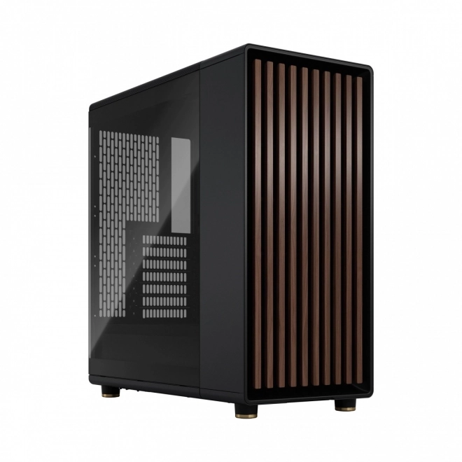 Fractal Design obudowa North czarna z drewnianymi elementami