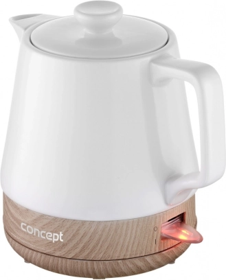 Ceramiczny czajnik elektryczny 1,0 l biały