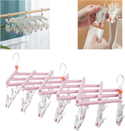 Składana konstrukcja i obrotowy haczyk